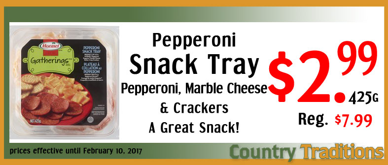 super-bowl-pepperoni-snack-tray | Country Traditions | Napanee