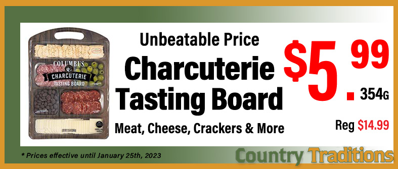 Charcuterie Tasting Board $5.99